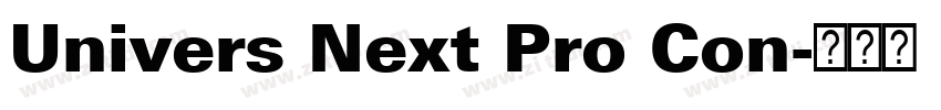 Univers Next Pro Con字体转换